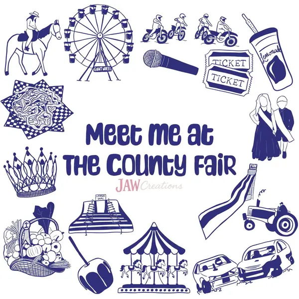 Meet Me at the County Fair illustration