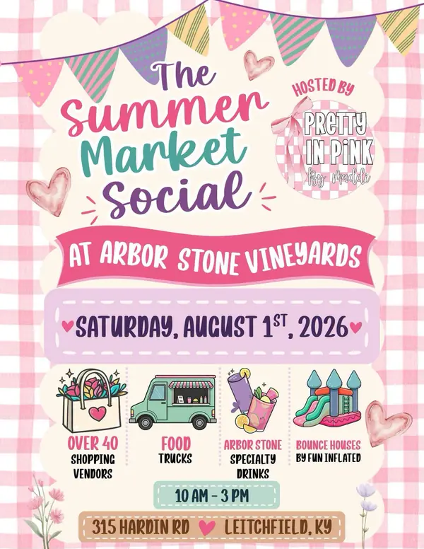Summer Market Social event flyer