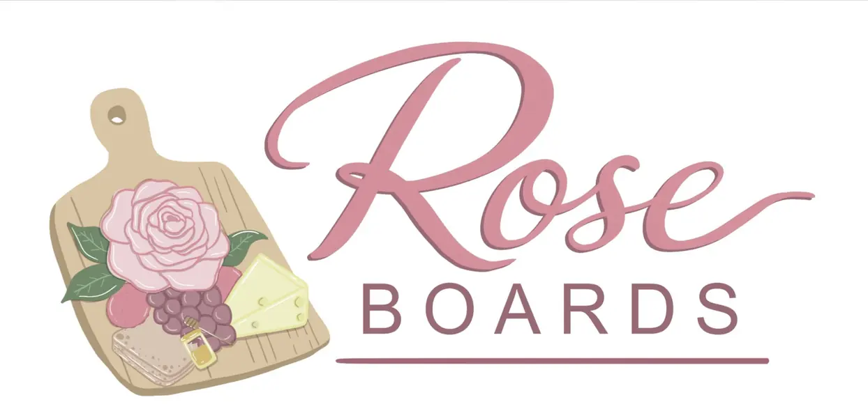 Rose Boards charcuterie logo design